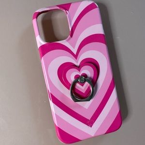 Velvet Cavier - Pink Heart Phonecase IPhone Cases 12 Pro Max